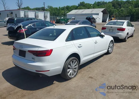 2017 Audi A4 2.0T Premium из США, поврежденный, VIN WAUANAF44HN002447